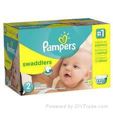 100% Original Pampers Swaddlers Diapers, Size 1 - 216 count