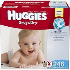 Authentic H   ies Snug & Dry Diapers, Economy Plus Pack Step 2, 12-18 lbs, 246