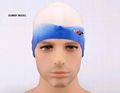 silicone swim cap colorful swiming hat  2