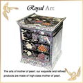 Luxury Jewelry Box with Mother of pearl inlaid; DR-508  1