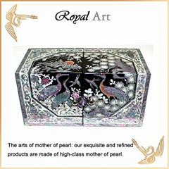 Luxury Jewelry Box with Mother of pearl inlaid; DO-994 