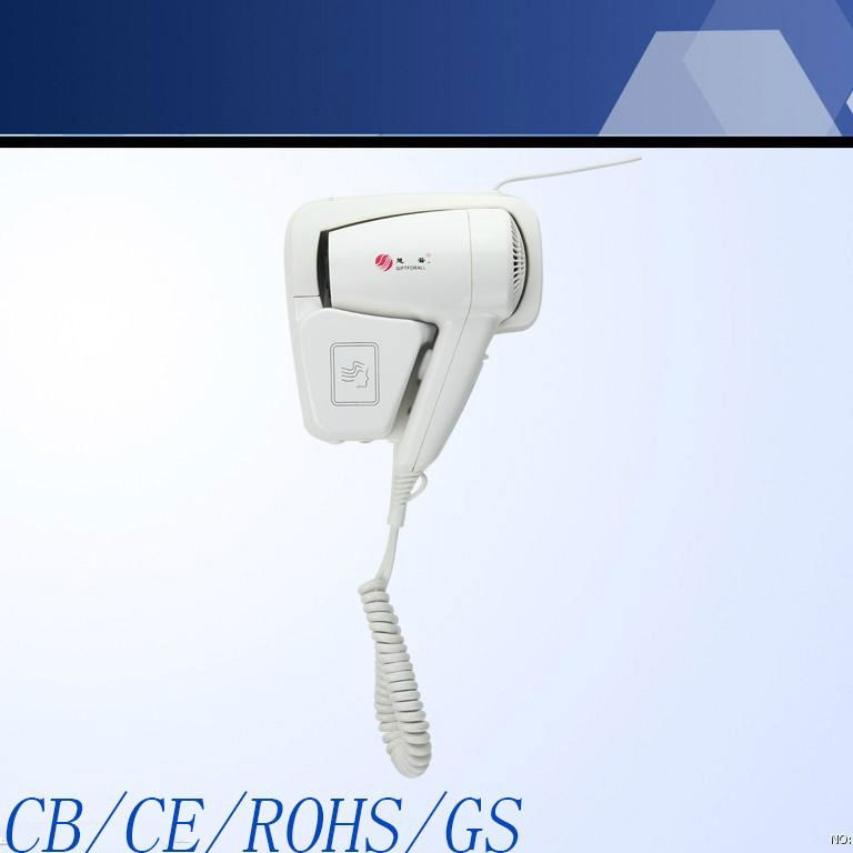 2014 hot sell wall mounted hair dryer 