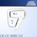 Hot sale and good quality wall mounted hair dryer  1