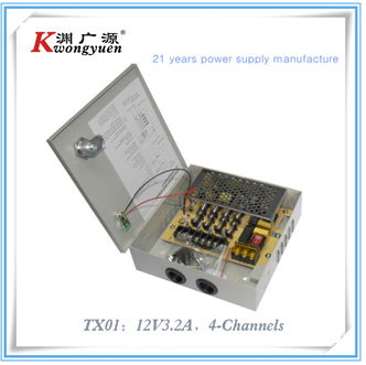 TX-01 12V 3.2A 4-CH output 38W professional CCTV power supply