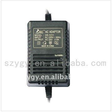 YGY YZ-11 AC100v 220v 230v 12V2A 24v2a Constant Pin Plug Transformer 50W  