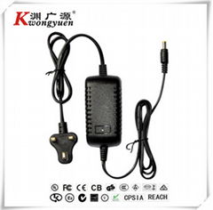  YK-02  desktop 100V-240V ac 12V1A dc power supply for CCTV camera with 110