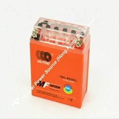 Gel battery for motorcycle