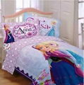 New Disney Frozen Celebrate Love Reversible 4 Pieces Bed Set- Twin Duvet Cover 