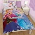 New Disney Frozen Crystal Single Panel Duvet Cover Bed Set  Gift Elsa Anna Olaf