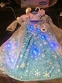 New Disney Frozen Elsa Light Up Musical Dress Halloween Costume Music Let it Go