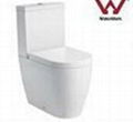 Ceramic European water closet washdown