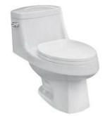 CUPC  porcelain flush toilet jet-siphonic one piece toilet(WCT8)