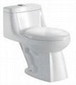 Ceramic house used water closet jet-siphonic one piece toilet(WCT8H)