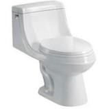 CUPC ceramic hotel used water closet jet siphonic one piece toilet(WCT9L)