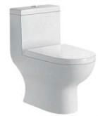 Hotel used ceramic bathroom flush toilet Jet-siphonic one piece toilet(WCT12)