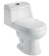 Water saving ceramic bathroom water closet jet siphonic one piece toilet(WDS6601