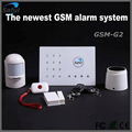 Android/ IOS APP remote control intelligent  wireless home burglar alarm