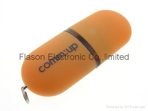 Lipstick plastic USB Flash Drive 4