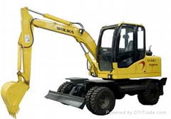 10 ton wheel moving excavator with ce certificate 