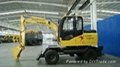 small 5 ton wheel excavator
