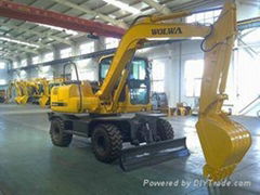 excavator loader with grab for sale 