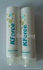 100g plastic toothpaste tube packaging 