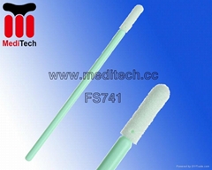 Small Round Tip Cleanroom Foam ESD Swab Stick for General Cleaning