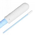 Small Round Head Lint Free Foam Cleaning Swab