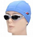 High Quality and Fashion Design Silicone Ear Waterproof Swim Caps  2