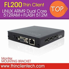Net Computer FL200 Thin Client Embedded Linux Dual Core HDMI VGA RDP7.1