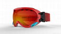 Spherical double lenses goggle for snowboard 2