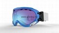 Spherical double lenses goggle for snowboard 3