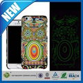 C&T Wolf Aztec Animal Faces Luminous Glow in the Dark Cover Case FOR IPHONE 6 1