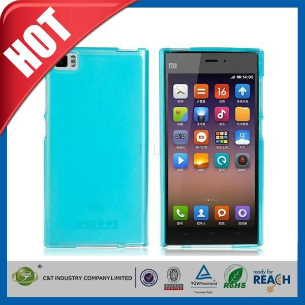 C&T Factory price! custom cell phone tpu cover for xiaomi mi3 case