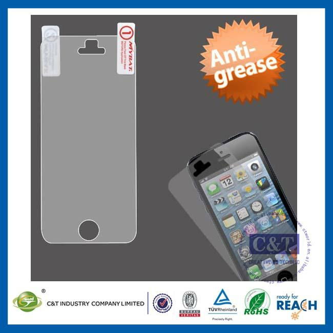 C&T 2014 NEW 0.2mm color tempered glass screen protector for iphone 5   3