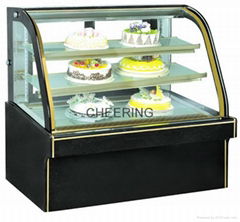 CS328FL2C3P2 Cake showcase fan cooling pastry refrigerator for bakery