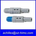 4pin 6pin Plastic Straight Plug Size 10 Amp with Standard Back Nut Push-Pull