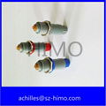 4pin 6pin Plastic Straight Plug Size 10 Amp with Standard Back Nut Push-Pull 4