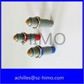 4pin 6pin Plastic Straight Plug Size 10 Amp with Standard Back Nut Push-Pull