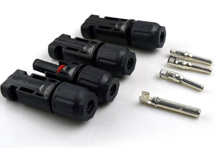 high quality mc4 solar connector straight plug and receptacle terminal  2