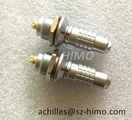 compatible lemo 3pin 7pin 8pin 0K 1K ip68 waterproof push-pull connector   3