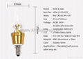 Samsung2323 dimmable  4w E14  led candle light buld  1