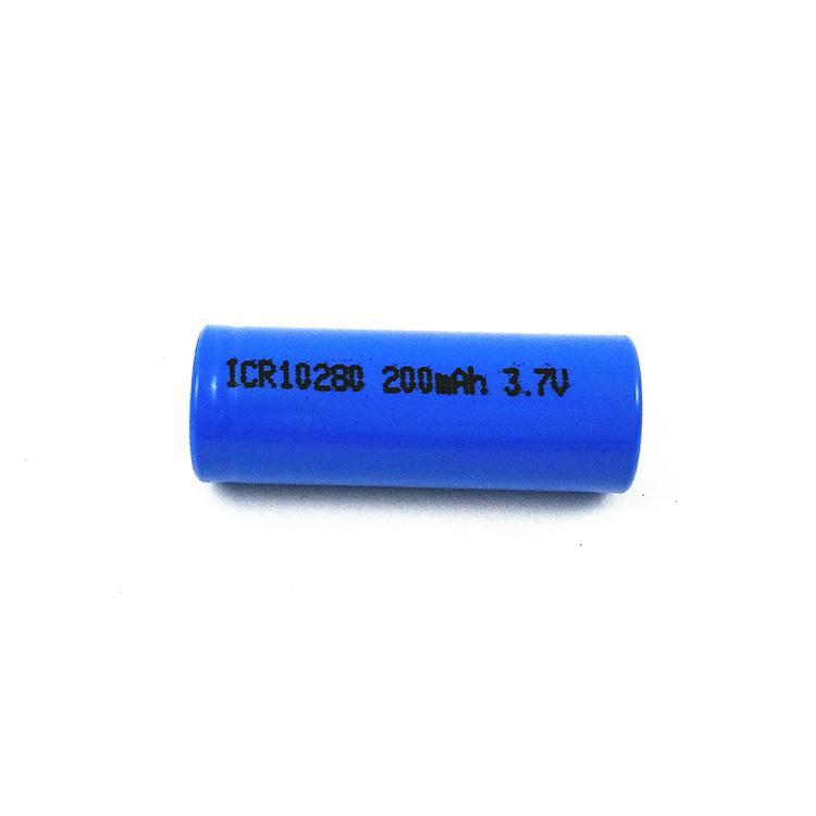 small size cylindrical lithium battery ICR 10280 3.7V 180mah for small toys 4