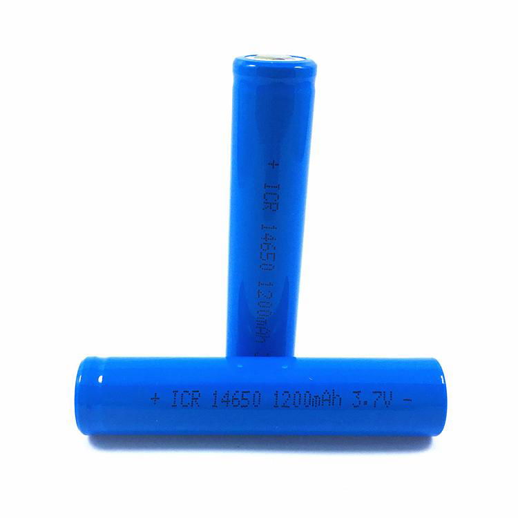 Wholesales 3.7V high capacity 1000mah li-ion battery 14650  for flashlight