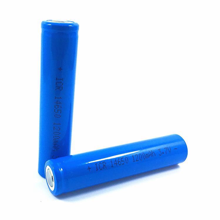 Wholesales 3.7V high capacity 1000mah li-ion battery 14650  for flashlight 3