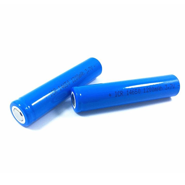 Wholesales 3.7V high capacity 1000mah li-ion battery 14650  for flashlight 5