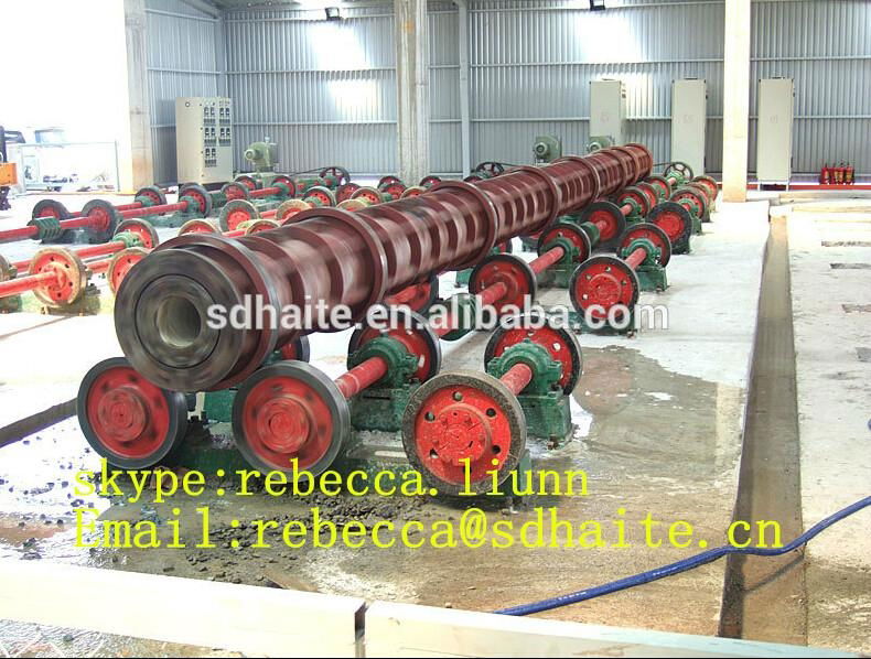 Electric Reinforced Roller Suspension Concrete Pole Making Machine  2