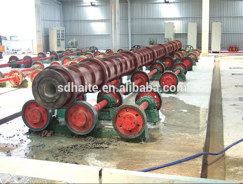 Electric Reinforced Roller Suspension Concrete Pole Making Machine  4