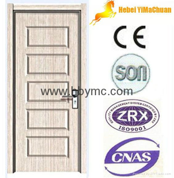 PVC interior door with cheap price and high quality