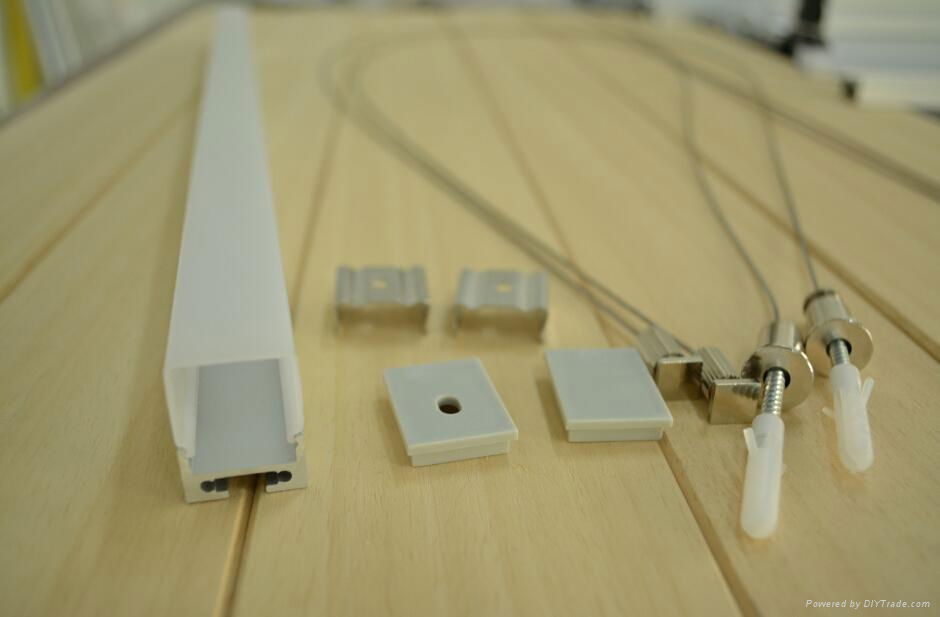 led pendant light profile&aluminum profile for LED strips or led rigid bars 3